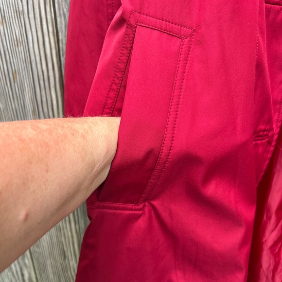 Black Rivet women’s red trench coat jacket size Small - Picture 4 of 12